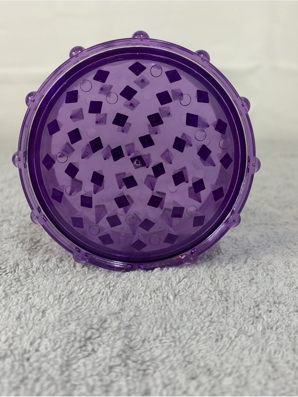 Purple Acrylic 4inch Herb Grinder - Home Accents